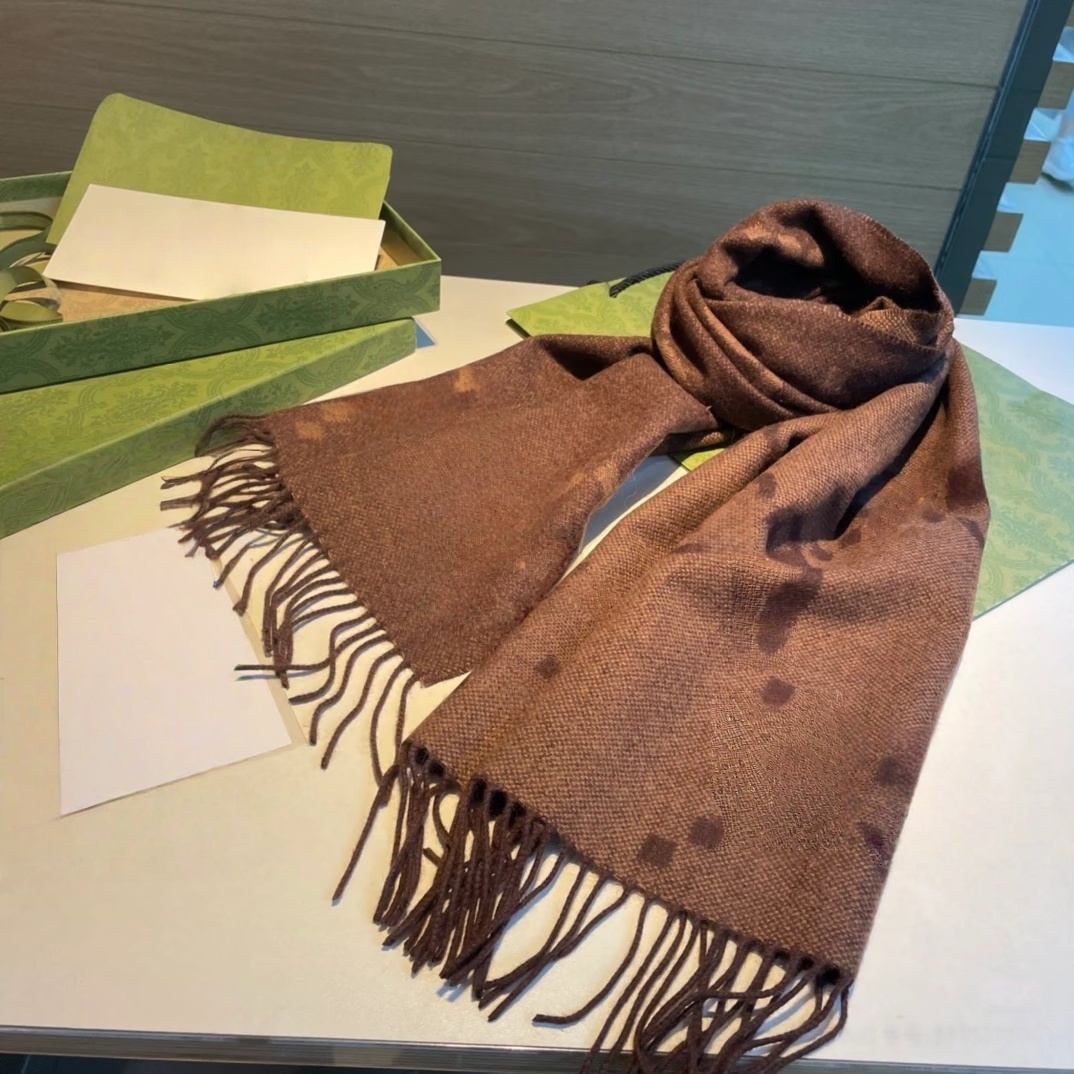 Designer Scarf 100% Cashmere Scarves For Winter Warm Womens and mens Long Wraps Classic Plaid Women Man silk scarf designers