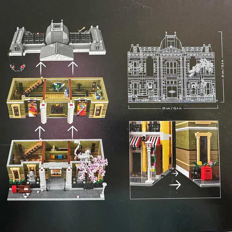 2025 New Icons Natural History Museum 10326 Biggest Modular Building Set Architecture Street View Building Blocks Toy Kids GiftXJ251202
