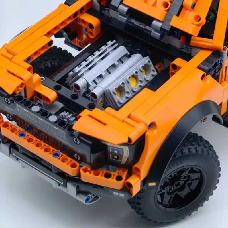 1379PCS Tech Raptors F150 Truck Race Car Building Kit Cpatible MOC Creative DIY Vehicle Bricks Toys Gift for Kids Teens C251203