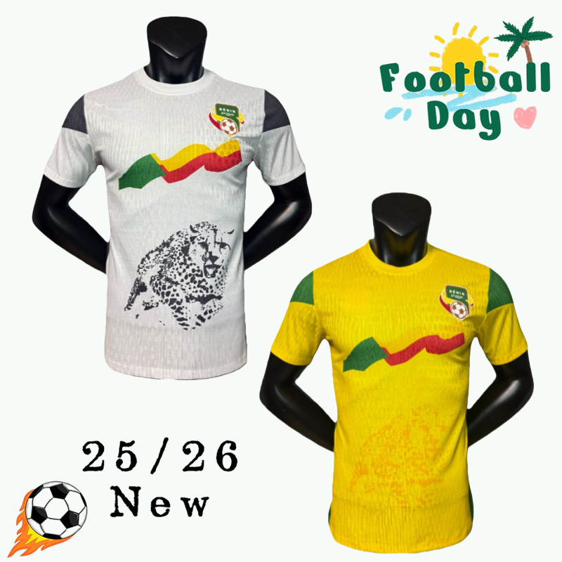 2026 Benin soccer jersey World Cup Mens Home away training uniform Fans player soccer jerseys mens kids football shirts Benin de Football
