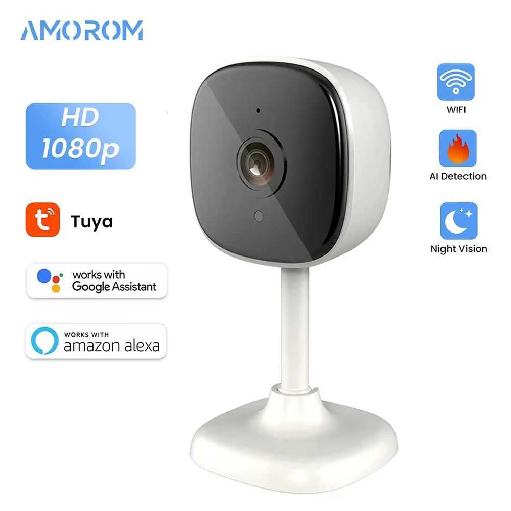 Tuya 1080P Hd Wifi Ip Camera Indoor Video Recorder Pet Baby Monitor IR Night Vision Ai Detection P2P Video Surveillance Cameras C251202
