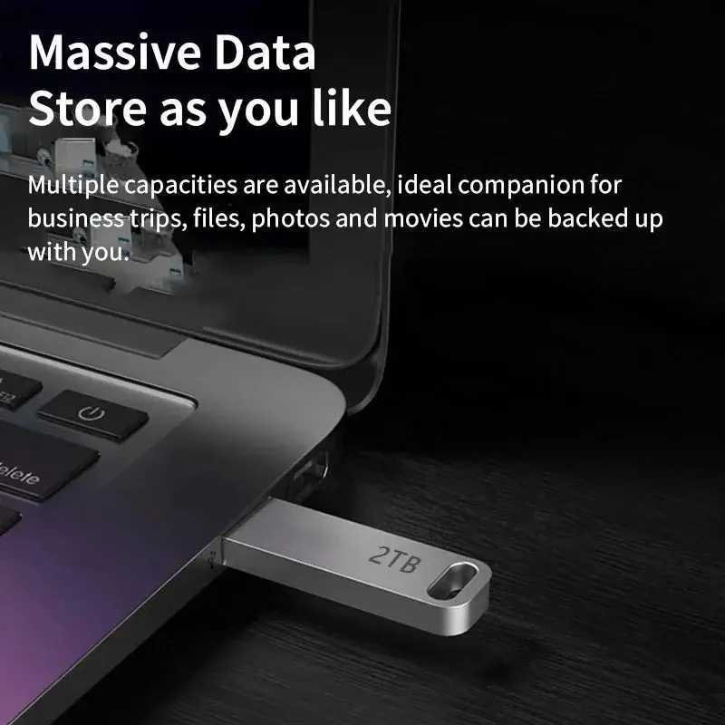 2TB USB 32 Flash Drive High Speed Pendrive Mini U Disk 1TB 512GB 256GB Waterproof Type C Memoria Flash Dsk SSD For M251202 - view 5