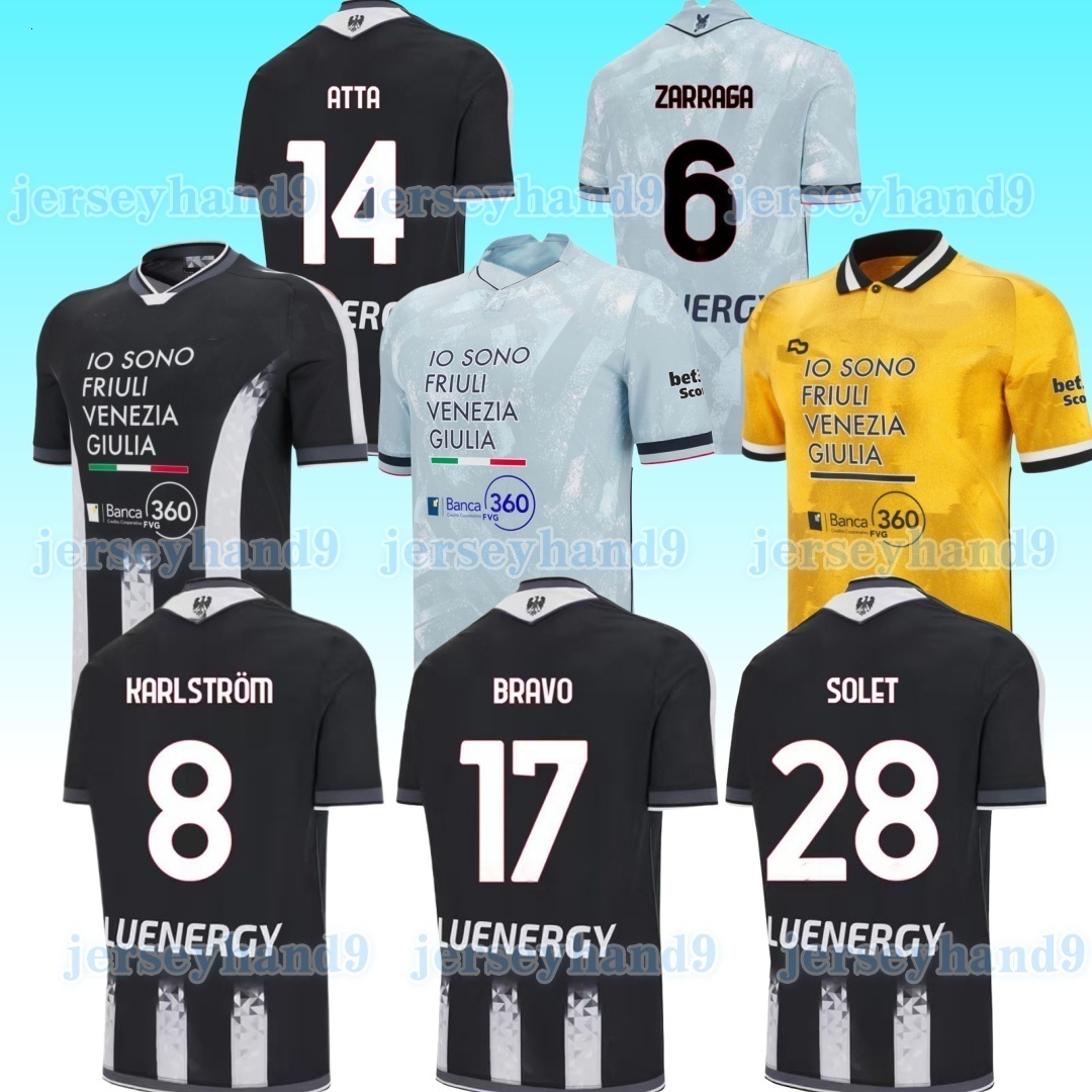 25/26 Udinese Calcio IKER BRAVO Soccer Jerseys 3rd ATTA DAVIS KRISTENSEN BUKSA BAYO IGUEYE ZANIOLO LOVRIC KARLSTROM EKKELENKAMP ZARRAGA SOLET MILLER Football shirt