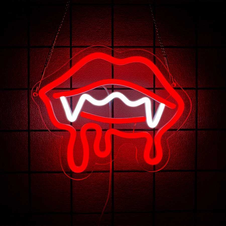Ghosted House Series Led Neon Sign Gothic Wall Art Decor Used For Room Bar Man Cave Haunted House Halloween Art Wall Lamp H251201