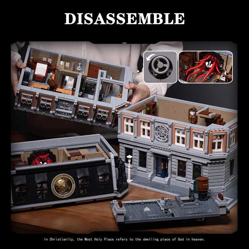 6564PCS MOC Sanctorum Sanctum Showdown Building Blocks Movie Haunted House Architecture Model Brick Chrismas Toys Kid Adt Gift C251203