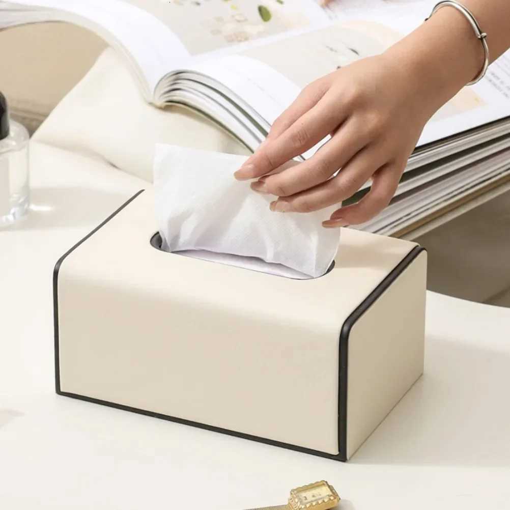Style Tissue Box Desktop Storage Living Bedro Storage Tissue Box Napkin Holder Simple Car Tissue Holder He Decoration H251201