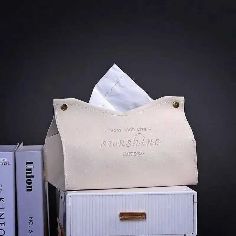 Living Dining Ro Tissue Storage Box Environmentally Friendly Mti-pose Solid Color Creative Napkin Box H251201