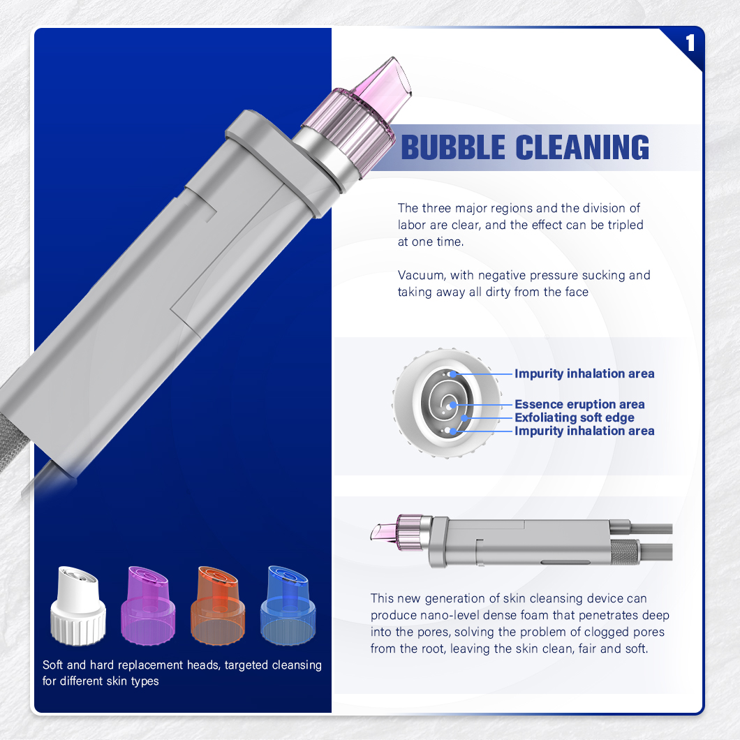 Professional Hydro OxyGeneo Facial Machine Oxygen Jet Peel Hydrodermabrasion Microdermabrasion Face Deep Skin Cleaning Skin Rejuvenation