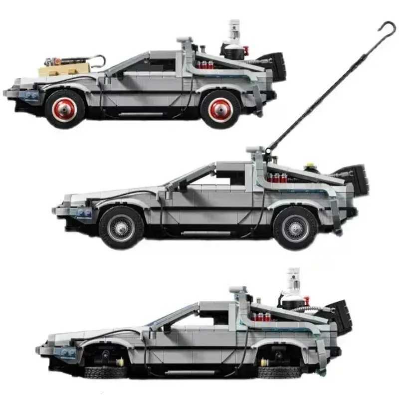 Cpatible 10300 Back to the Future Time hine DeLorean DMC-12 Building Blocks Construction Car Bricks Toys For Children Gifts C251203