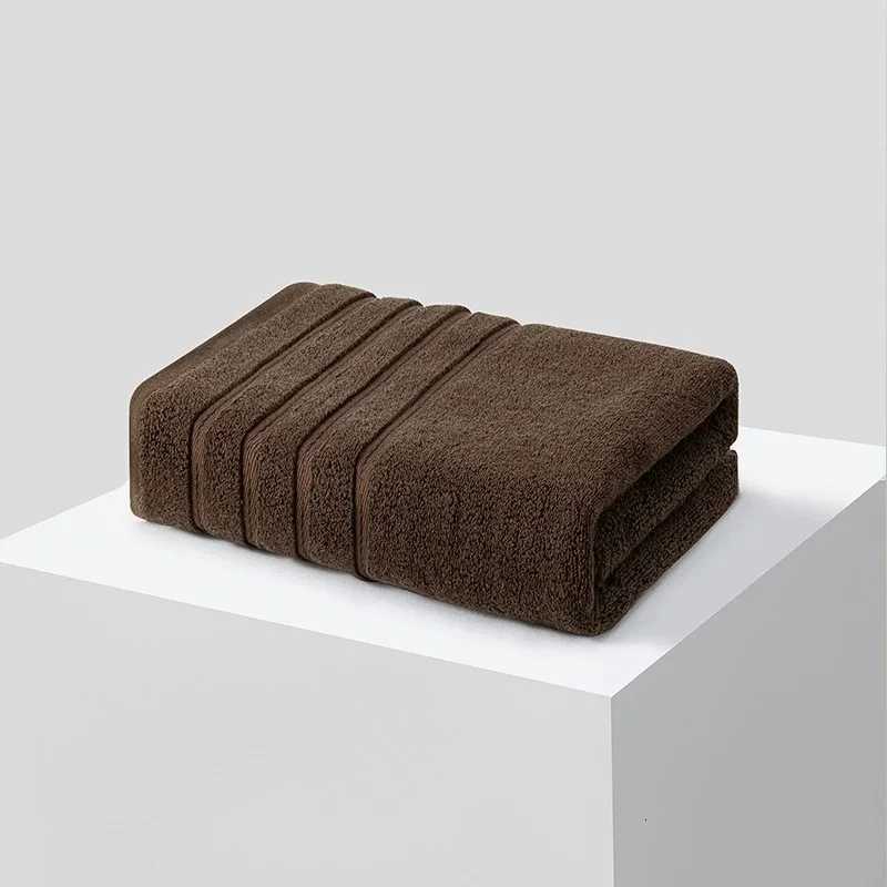 Towel 1PC Coffee Face TowelPure Cotton Terry Soft Absorbent 3575cm Hand Hair Towels For Home Hotel Bathroom Supplies Men Gift Y251202