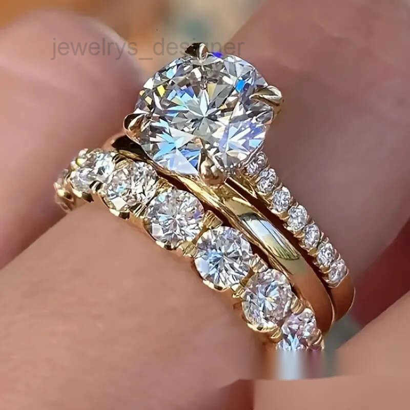 3PCS Wedding Rings … - image