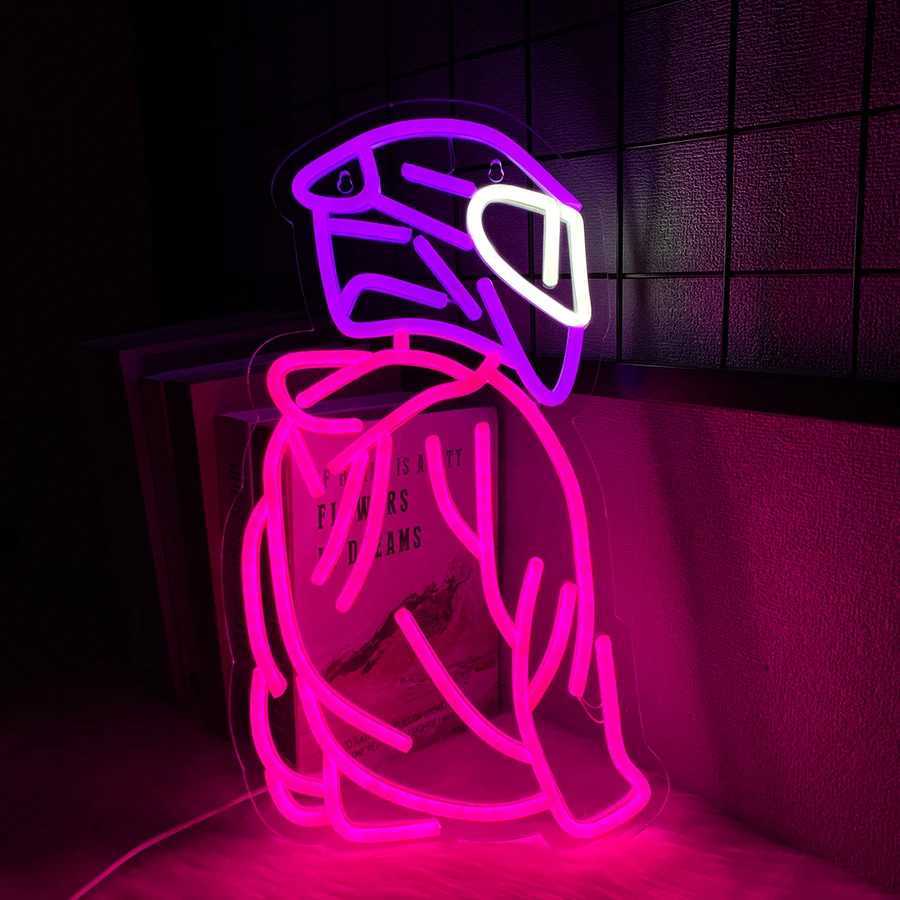 Anime Man Neon Sign Led Helmet Icon Usb Powered Light Used For Bedroom Game Room Club Man Cave Art Decor Easy To Hang H251201