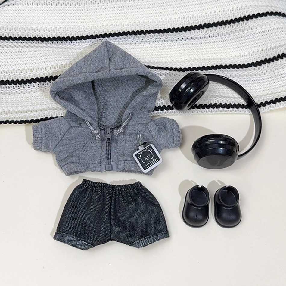 For labubu Big Into Energy Series Casual Hoodie Grey And Black Suit Fashion Sweatshirt Jacket Lovely Outfit GiftsT251202