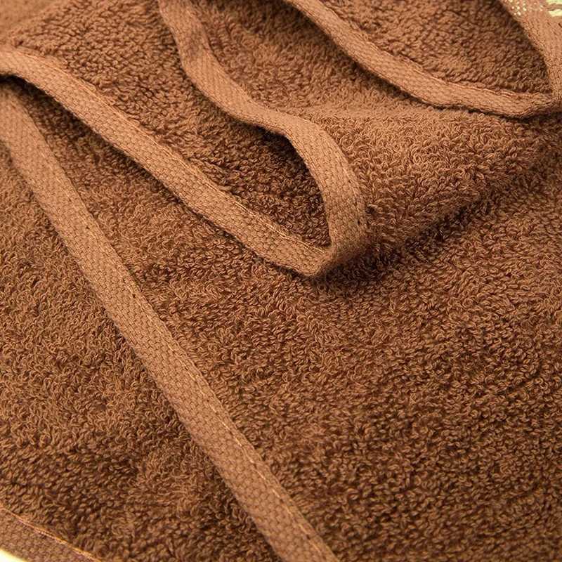 70x140cm Cotton Bathroom Big Towel Cover Oversized Embroidered Luxury Shower Towel Cover Brown Blue White Gift Towels Y251202