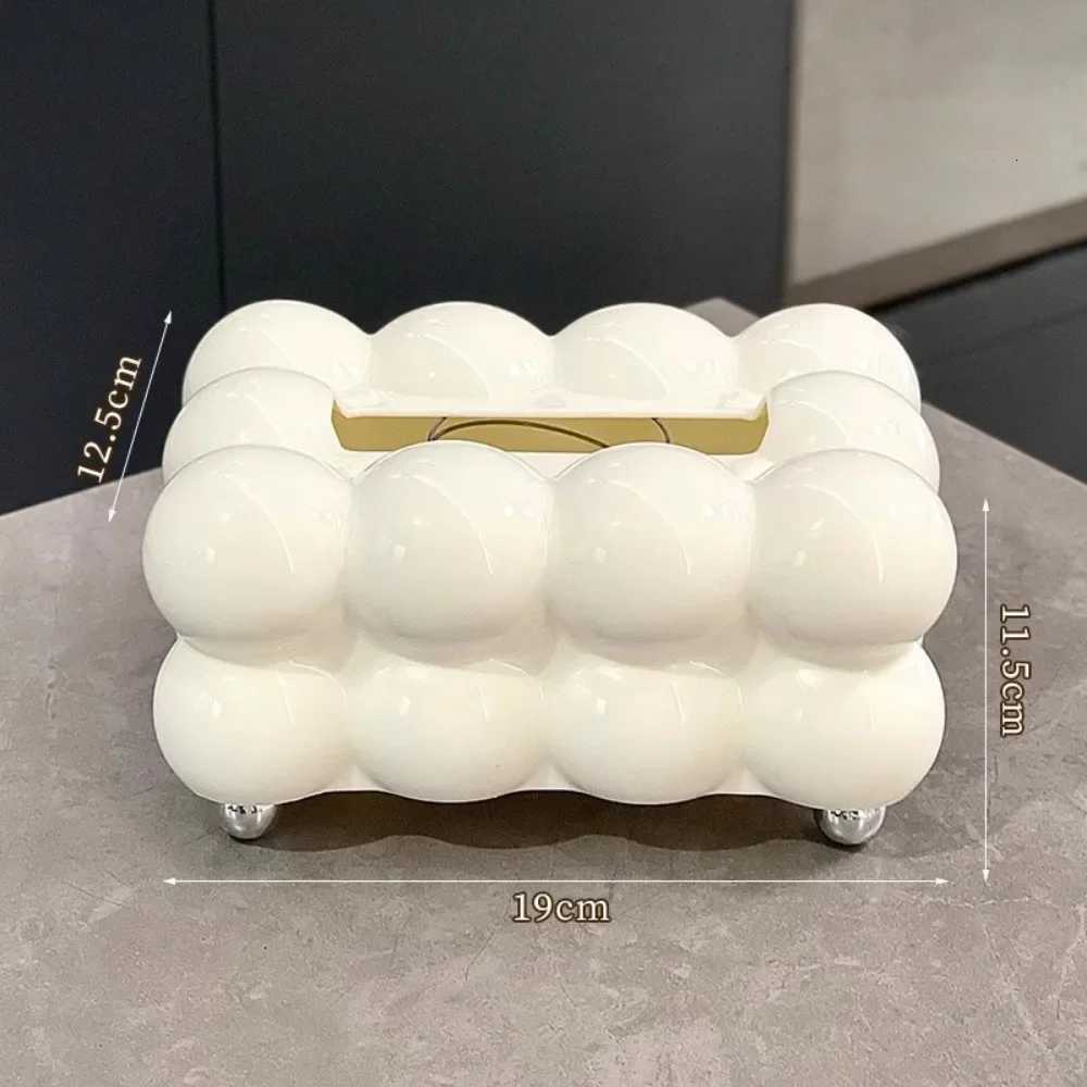 INS Style Marshmallow Tissue Box Korean Style Cute Removable Tissue Box Desktop Decorative Supplies for He Napkin Holder H251201