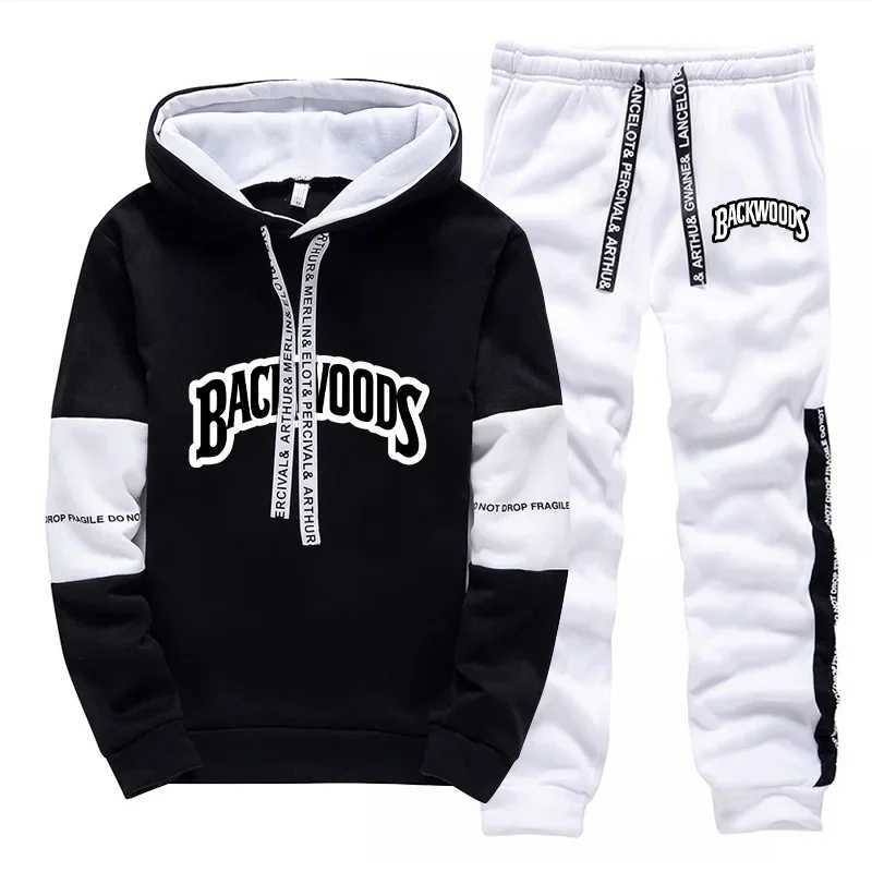 Mens Tracksuit Print Casual Single Piece Sweatshirts Sweatpants Daily Office Home Hoodie Pants Gym Sports Jogging Mens Clothing W251202