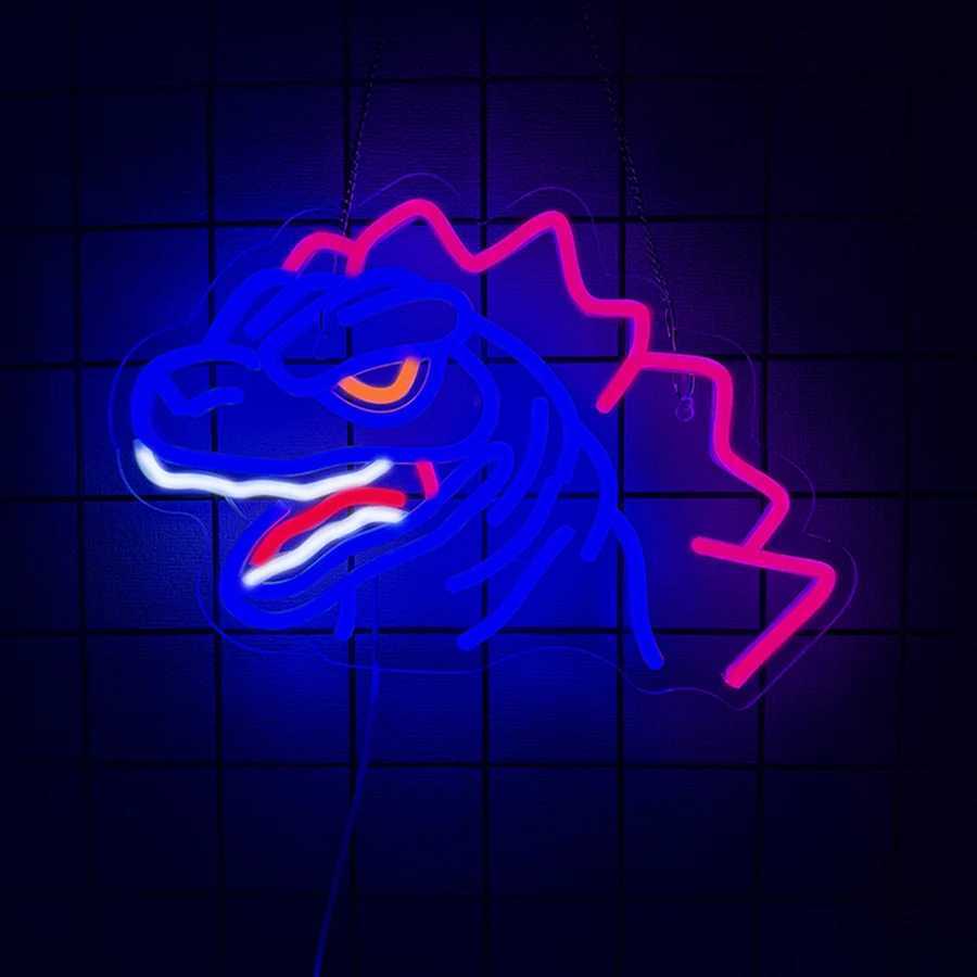 Animation Neon Sign Cartoon Aesthetic Operation Lamp Wall Decor Used For Room Game Room Club Office Man Cave Wall Lamp H251201