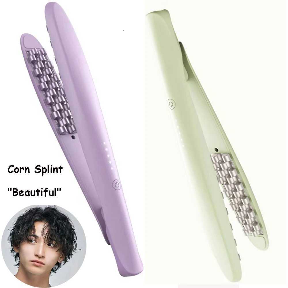 Hair Curling Iron Hair Fluffy Electric Curler Splint Pad Root Clamp Circar Tooth Corn Perm Hair Style Tool C251202