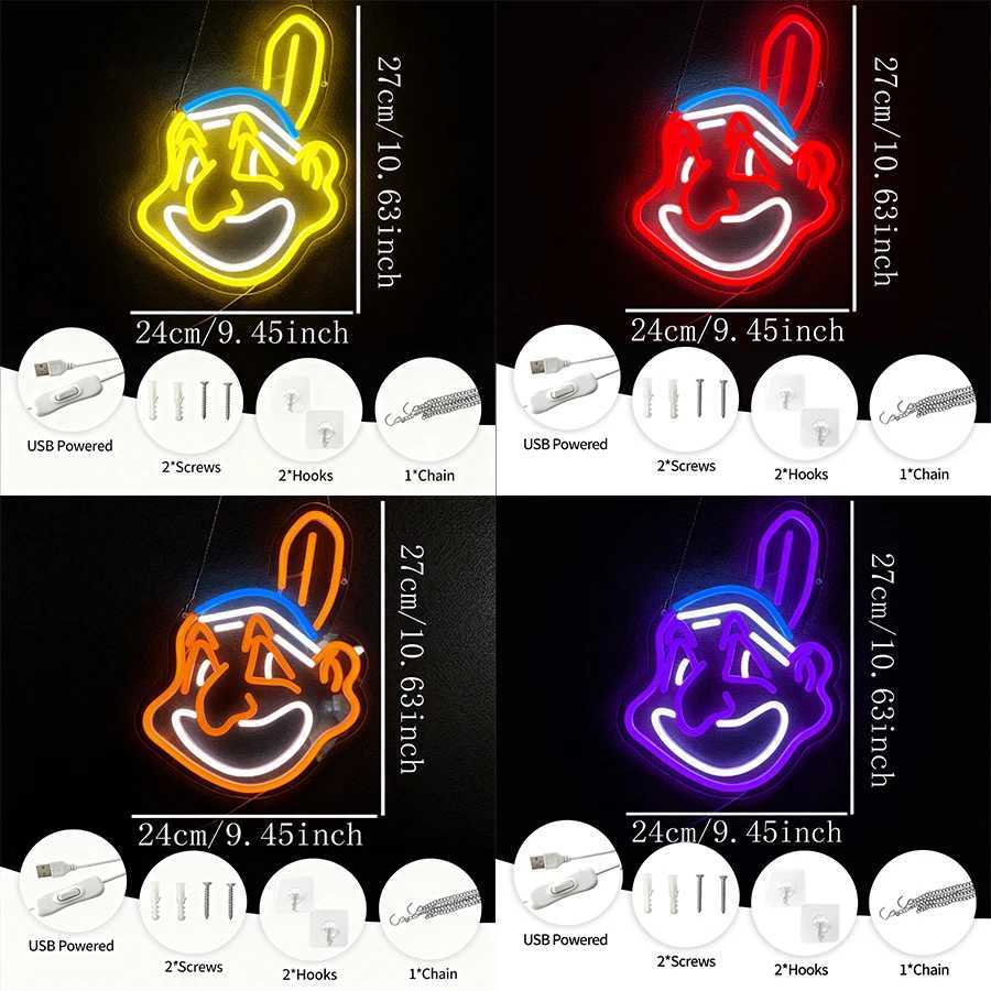 Animation Led Neon Sign Rabbit Icon Used For Bedroom Game Room Man Cave Party Decor Gifts For Teenagers And Boyfriends H251201