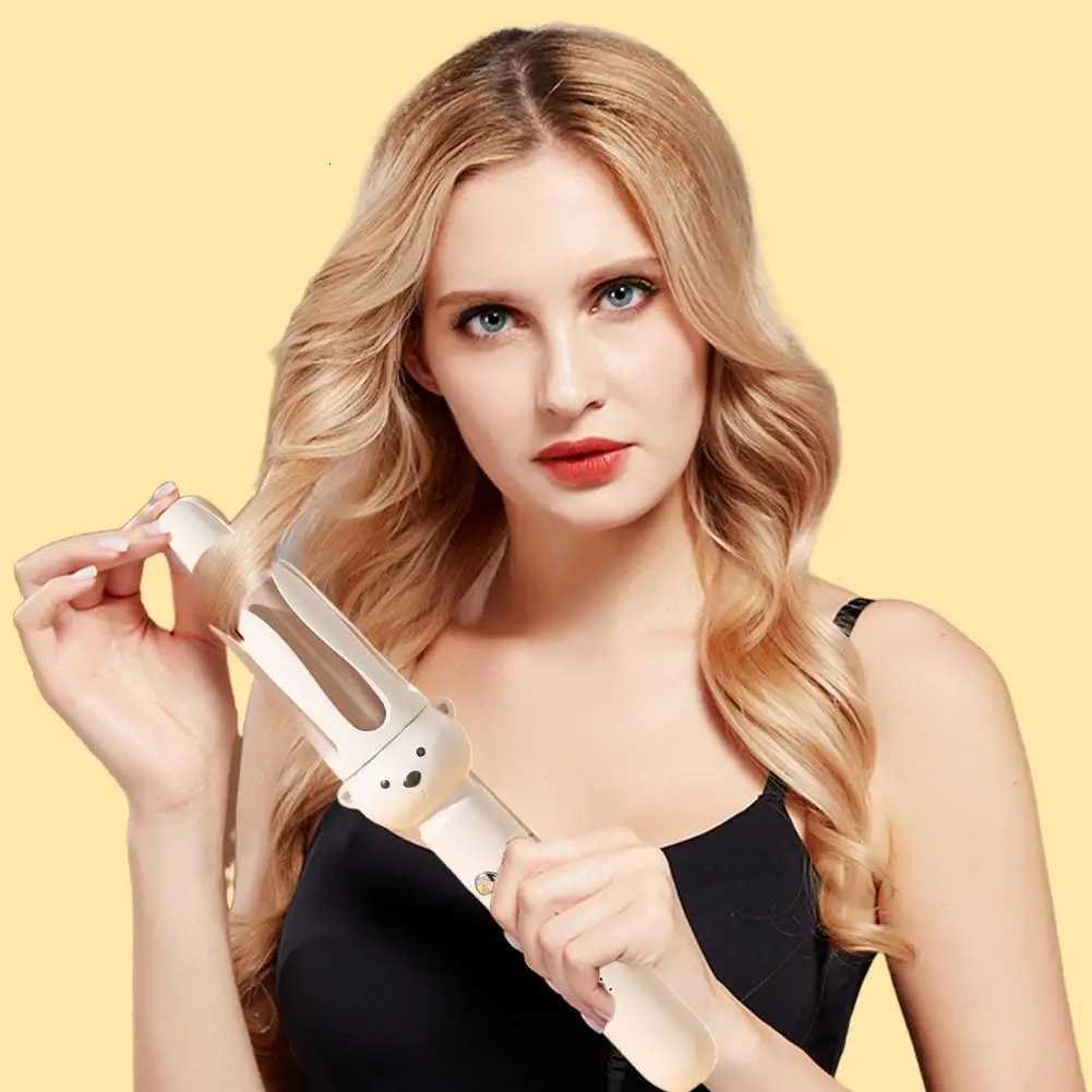 Autatic Hair Curler 28mm Negative Ions Electric Ceramic Styler Curl Curling Hair Curling Iron Stick Anti-Tangle Waves Rot B7T9 C251202