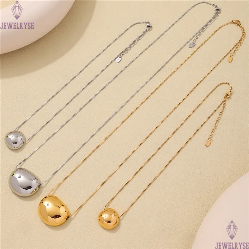 punk stainless steel designer necklace for woman party gold long chain geometric pendants necklaces women sweater chains fashion choker hot jewelry gi