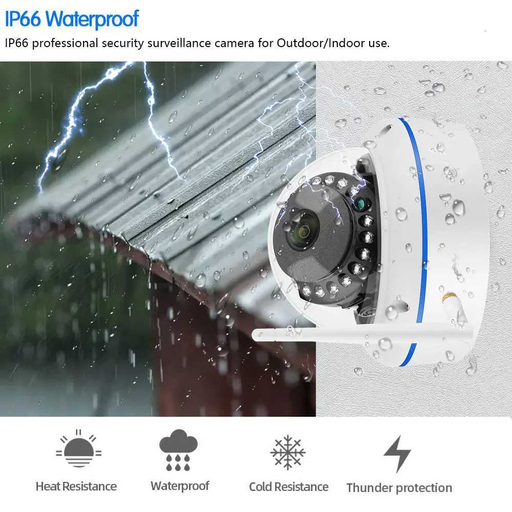 Tuya Smart Life He Metal De 5MP Day Night Vision Camera WiFi Outdoor IP66 Waterproof He Security Human Detection Ip Camera C251202