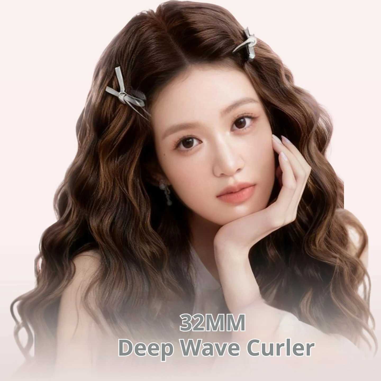 Professional 3 Barrel Hair Waver 138W 126 Inch Curling Iron with Temperature Control Curling Iron Wand Hair Waver with LCD C251202