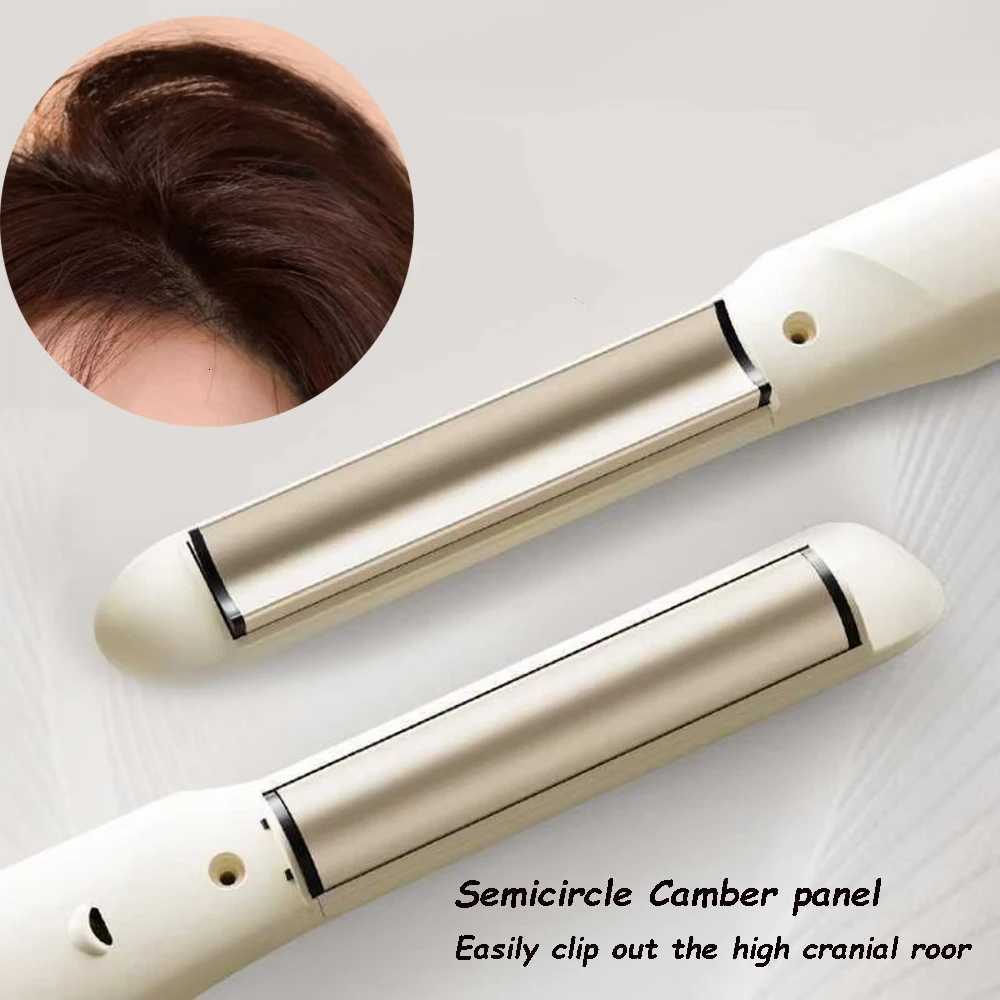 Semi-Arc Shaped Splint Morgan Curling Iron Hair Ceramic Curlers Fluffy Hair Root Perm Curling Fast Heating Flat Iron C251202