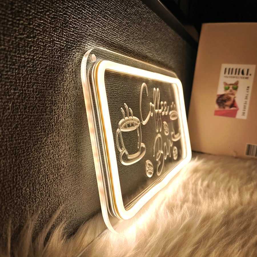 Coffee Bar Neon Sign For Cafes Restaurants Shop Coffee Corner Home Kitchen Wall Music Studio RoomDecor GiftBarClubParty H251201