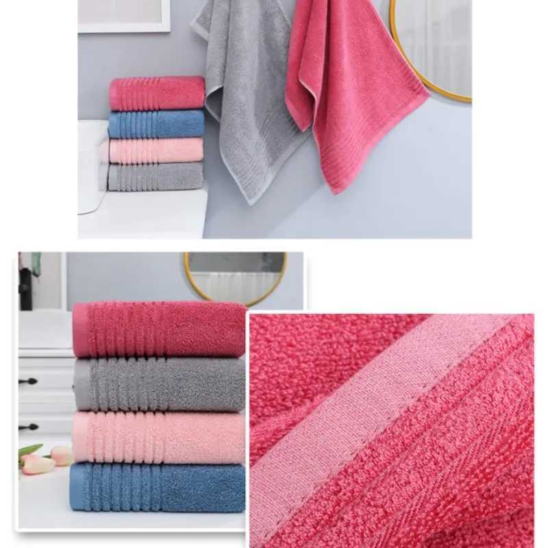 1/4/6PCS Red Bamboo Fiber Towels Sets Home Bath Towels Adults Face Towel Thick Absorbent Luxury Bathroom Towels Christmas Gift Y251202