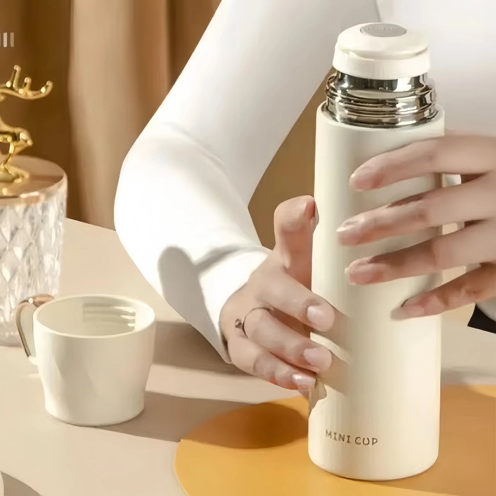 304 Stainless Steel Thermal Cup Double Layer Leakproof Insulated Water Bottle Keeps And Cold Drinks Coffee Mug Vacuum Flask 251202 W260226