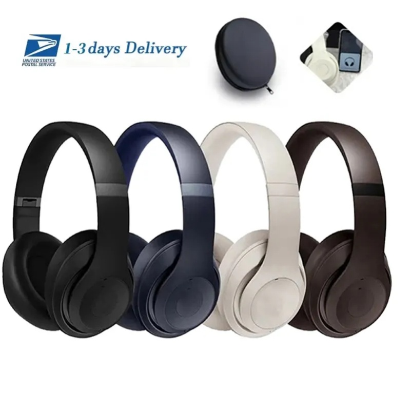 wireless headphones studio pro Bluetooth headphones earphones wireless Hi-Res audio quick earbuds Play foldable Portable Works