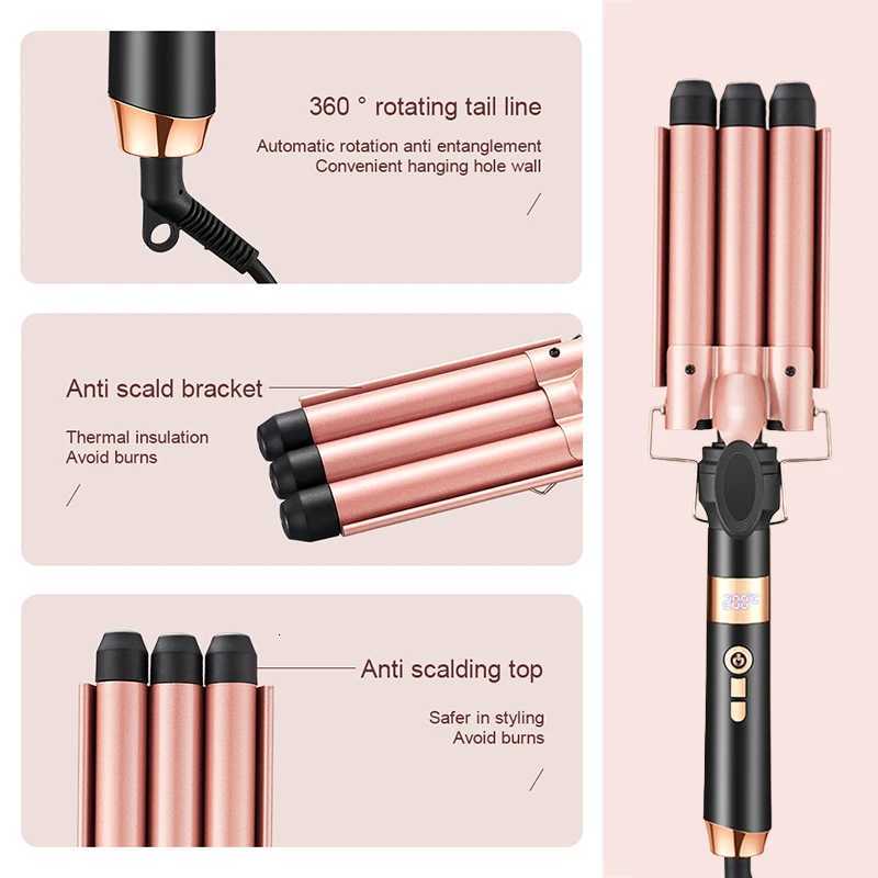 5 in 1 Hair Curler Mtifunctional Styling Tool Convertible Curling Iron Hair Styler Salon Tool He Travel Use C251202