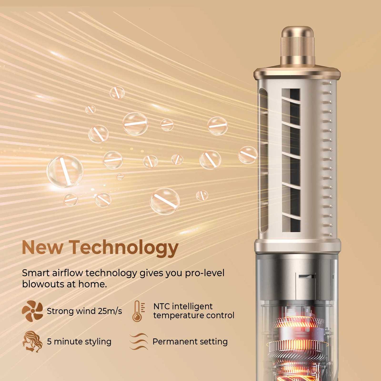 Hair Dryer 8 in 1 Hair Styler Tools Cplete Set Salon Bless Motor 110000rpm Professional Blower Dryerr With Cb C251202