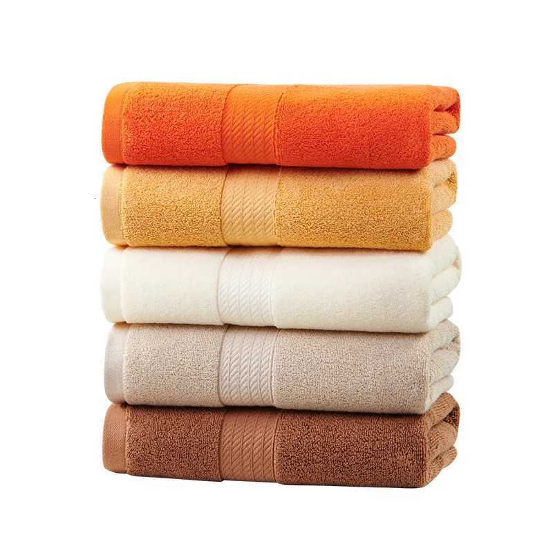 Towel 1/2PCS Pure Cotton Bath Face Hand Big Towels Cover 50x100cm Quick-drying Absorbent Washcloths Towels For Bathroom Serviettes Y251202