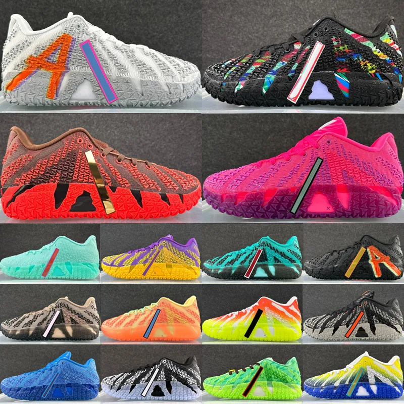 Top JA 3 3s Men Women Basketball Shoes Morants Designer Trainers Volume Hyper Pink Mint Foam Turbo Green NY Outdoor Sneakers Size 36-46