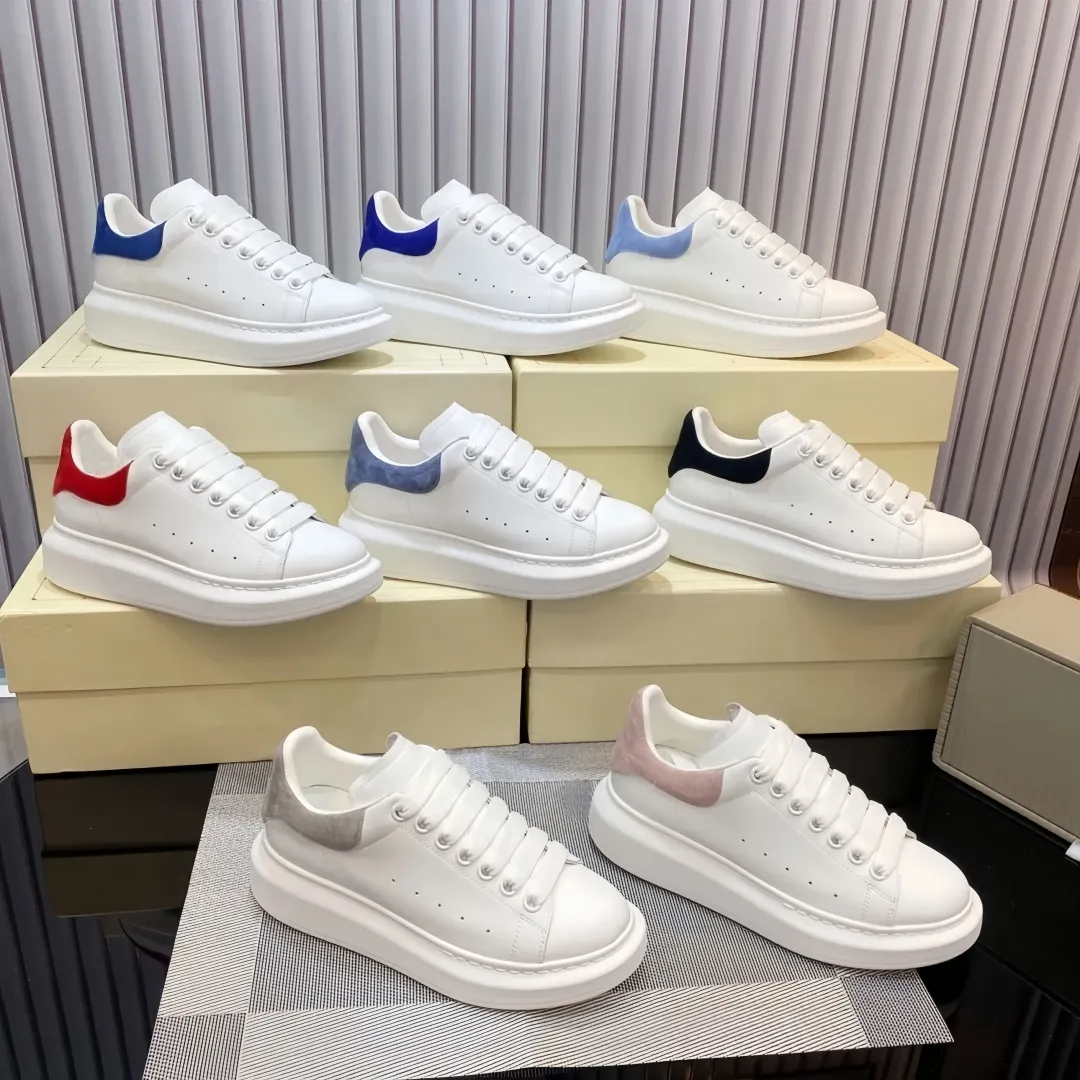 With Box Designer Shoes Oversized Sneaker Platform mens womens Shoes White Black Leather Suede Velvet Flats Lace up scarpe sports Trainers Luxury Sneakers Size 35-45