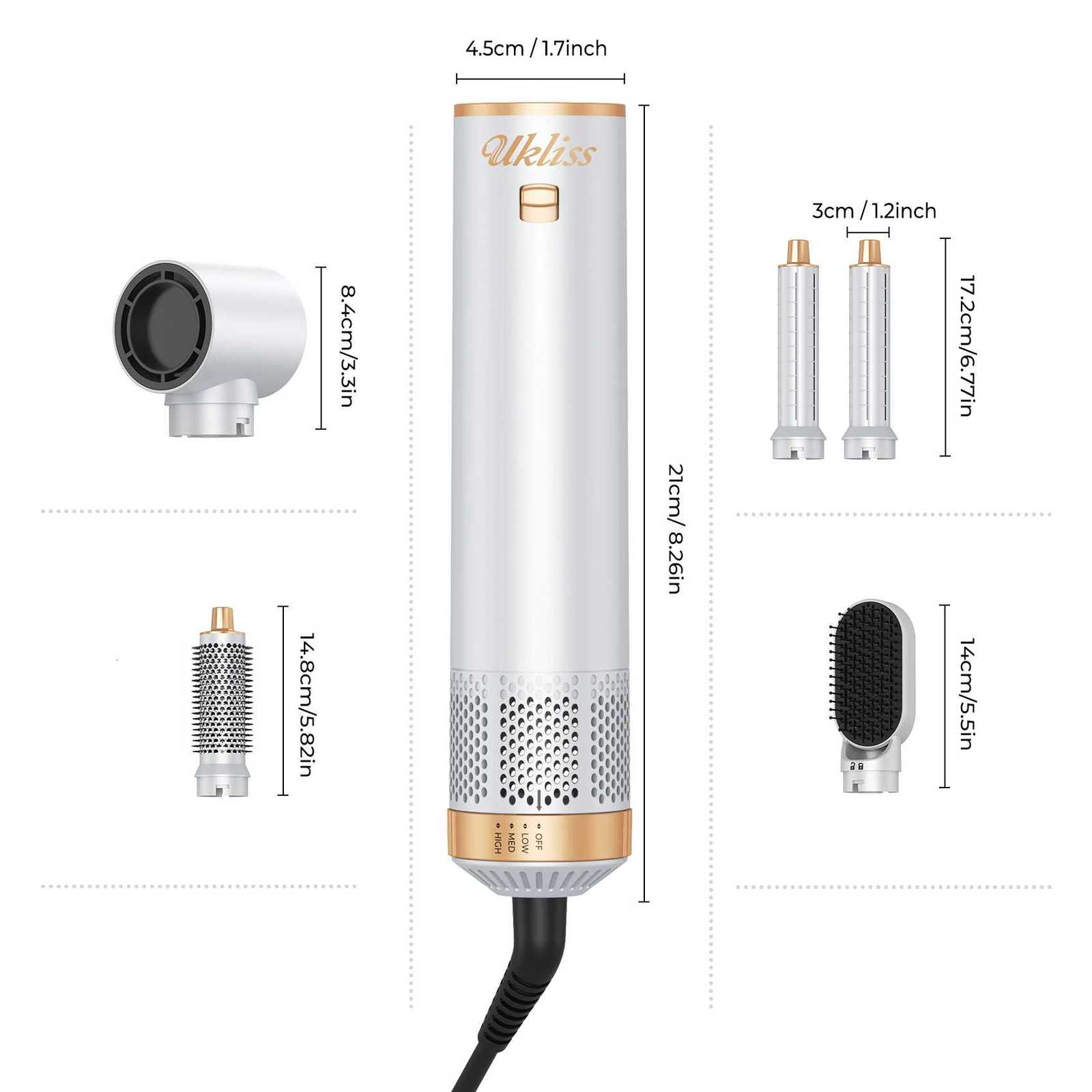 5 in 1 Hair Dryer Hot Cb Set Professional Curling Iron Hair Straightener Styling Tool For Professional Hair Dryer Household C251202