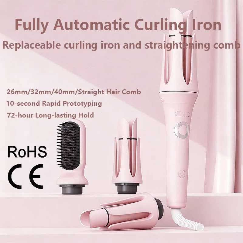 Autatic curling iron 26-40mm curling styling set suitable for all hair types negative ion hair care curling tool72h Hold C251202
