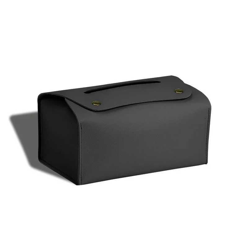 Leather Tissue Box Rectangar Tissue Box Cover Holder Napkin Facial Tissues Holder Dispenser For Tabletop Bathro Car Off H251201