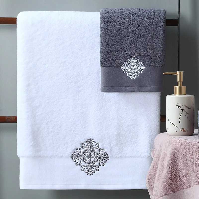 Adult Men Gray Luxurious Thicken Soft Cotton Face Towel Absorbent Bathroomr Family Hotels SPA Saunas Bath Towel Sets Women Pink Y251202