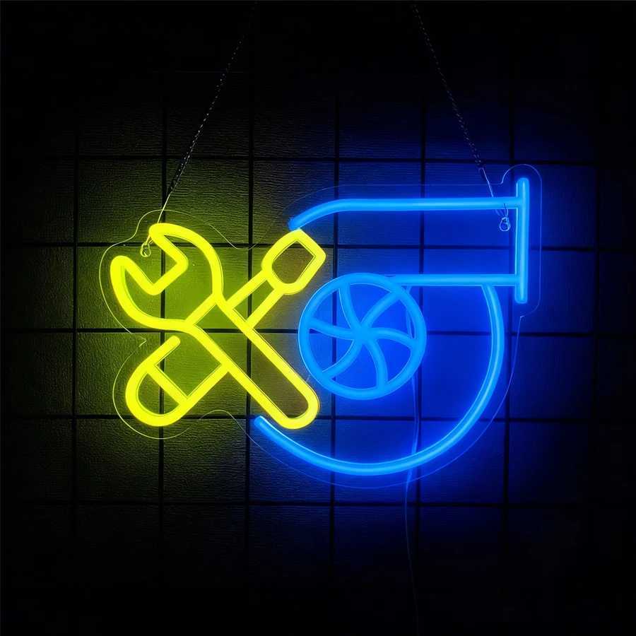 Check Engine Led Neon Sign Repair Tool Icon DadS Wall Art Gift Man Cave Auto Repair Shop Workshop Garage And Party Decor H251201