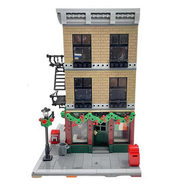 767PCS MOC Super Heroe Peters Apartment/Nelson Murdock Off/Irish Pub Modar Model Building Blocks Stacking Brick Creative C251203