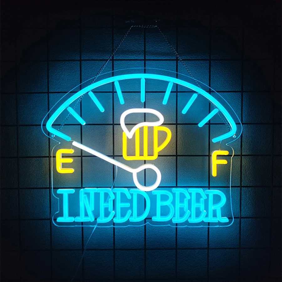 Bar Series Neon Lights Eagle And Oil Meter Icons Are Used For Artistic Decor Of Clubs Bars Holiday Parties And Man Caves H251201