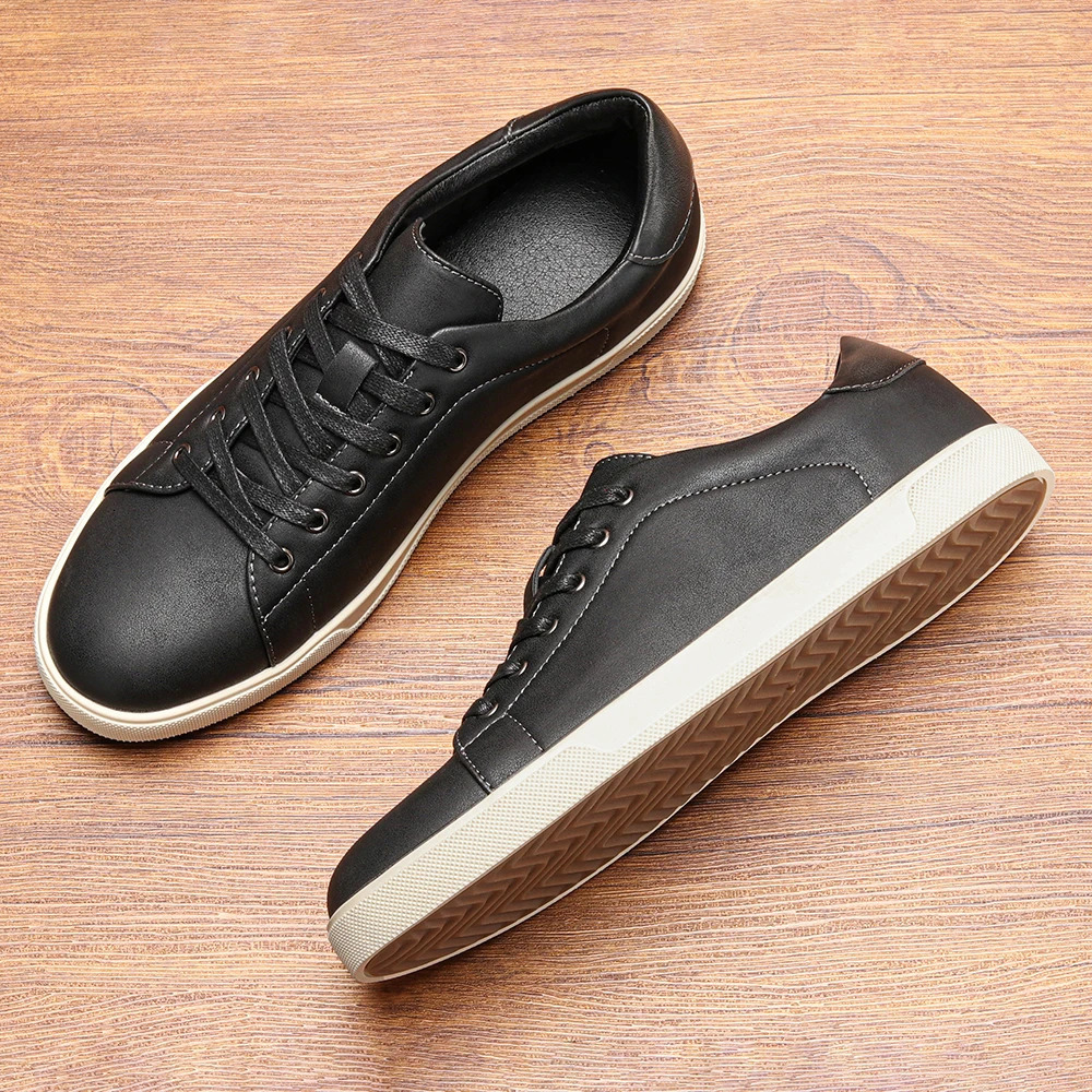 40- men casual shoes 2024 fashion comfortable leather shoes men 251201