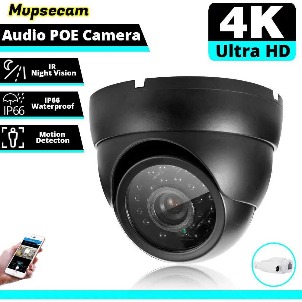 4K POE 8MP IP Camera Outdoor Waterproof External CCTV Security Protection De Network Surveillance IP Camera Motion Detection C251202
