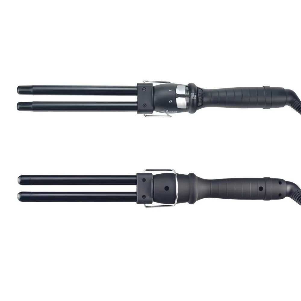 1m Two-barreled curling iron Electric Hair Curler for Wen Professional Ceramic Curling Iron Adjustable Temperature Hair Styl C251202