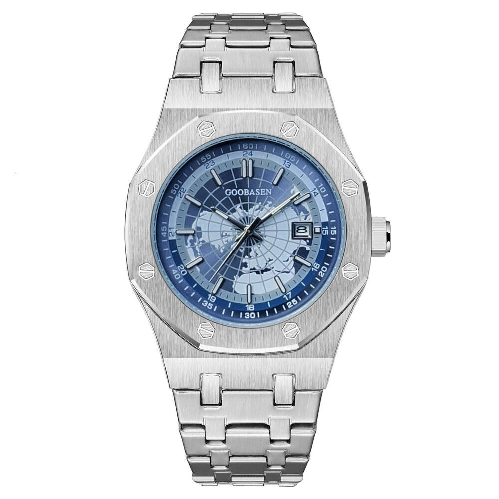 Imitation Mechanical Men's Watch Waterproof Luminous Calendar Live