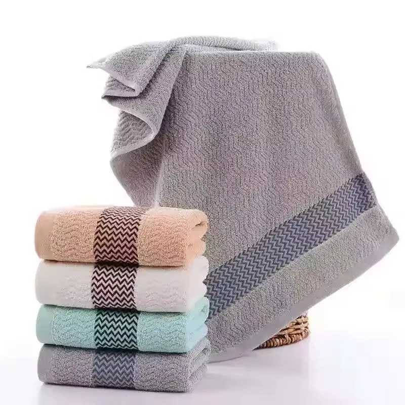 Towel Set of 2 Thickened Absorbent Cotton Towels Quick Dry Soft Face Towels Pure Cotton Quick Absorbent Towels for Home Bathing Y251202