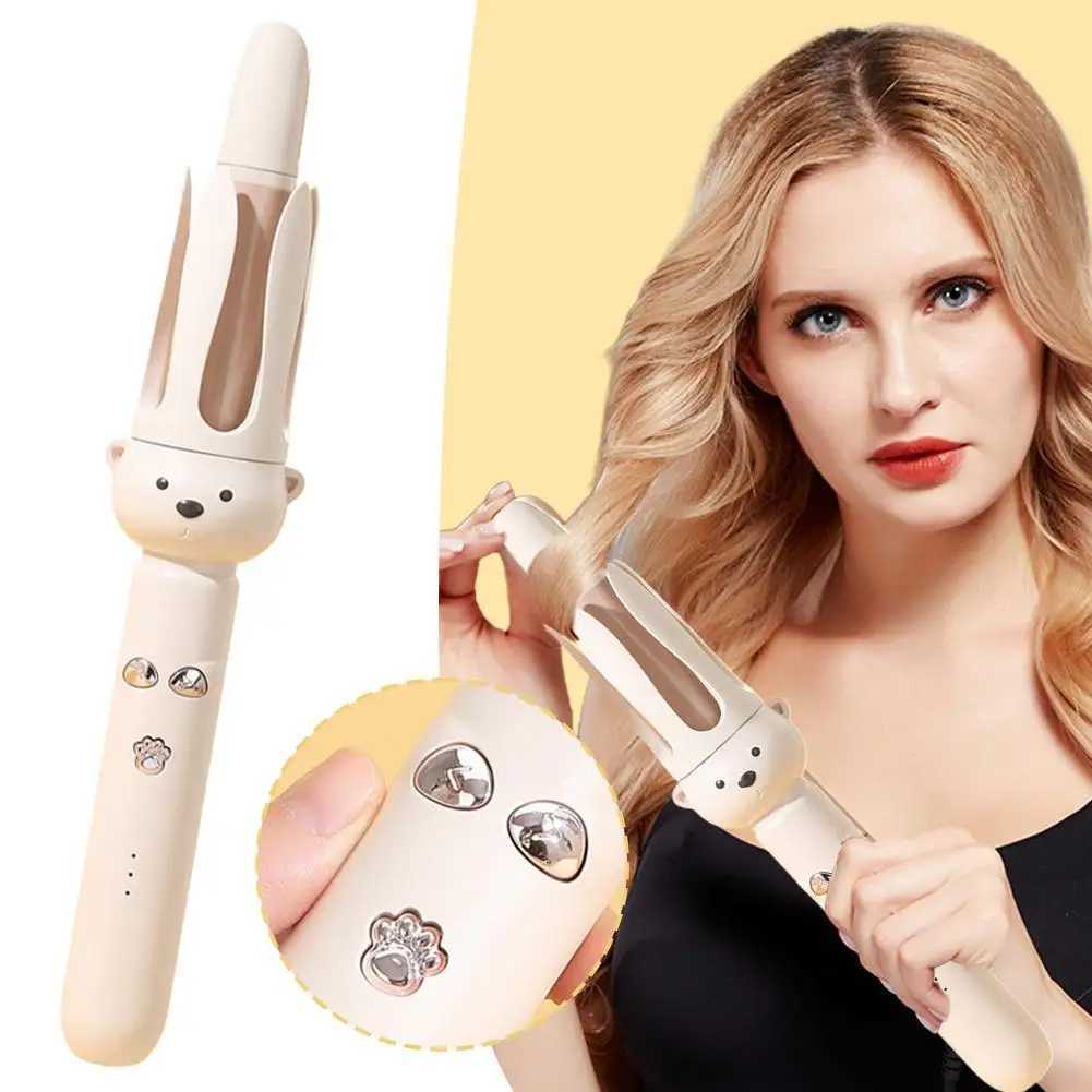 Autatic Hair Curler 28mm Negative Ions Electric Ceramic Hair Styler Waves Stick Iron Rotating Curling Anti-Tangle Curling U3N7 C251202